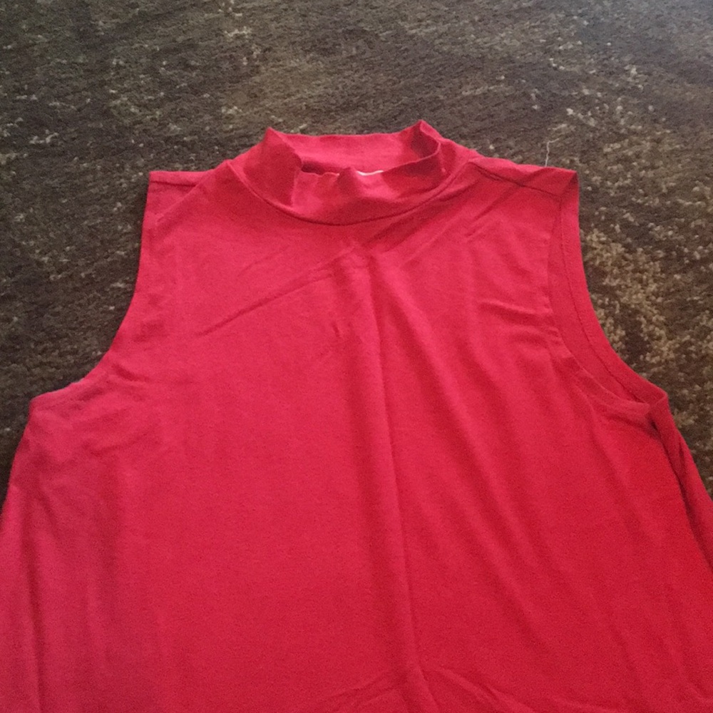 Bright red Tshirt dress